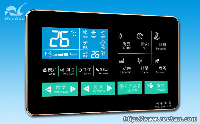 Touch panel installation effect