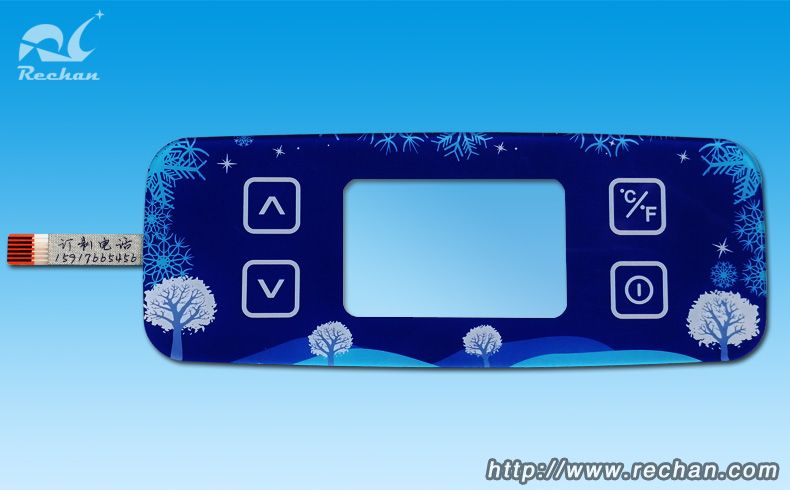Acrylic panel induction touch switch